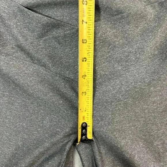 ALPHALETE Leggings Womens Medium Gray Athletics Athleisure Low Rise Workout Gym - Picture 6 of 9